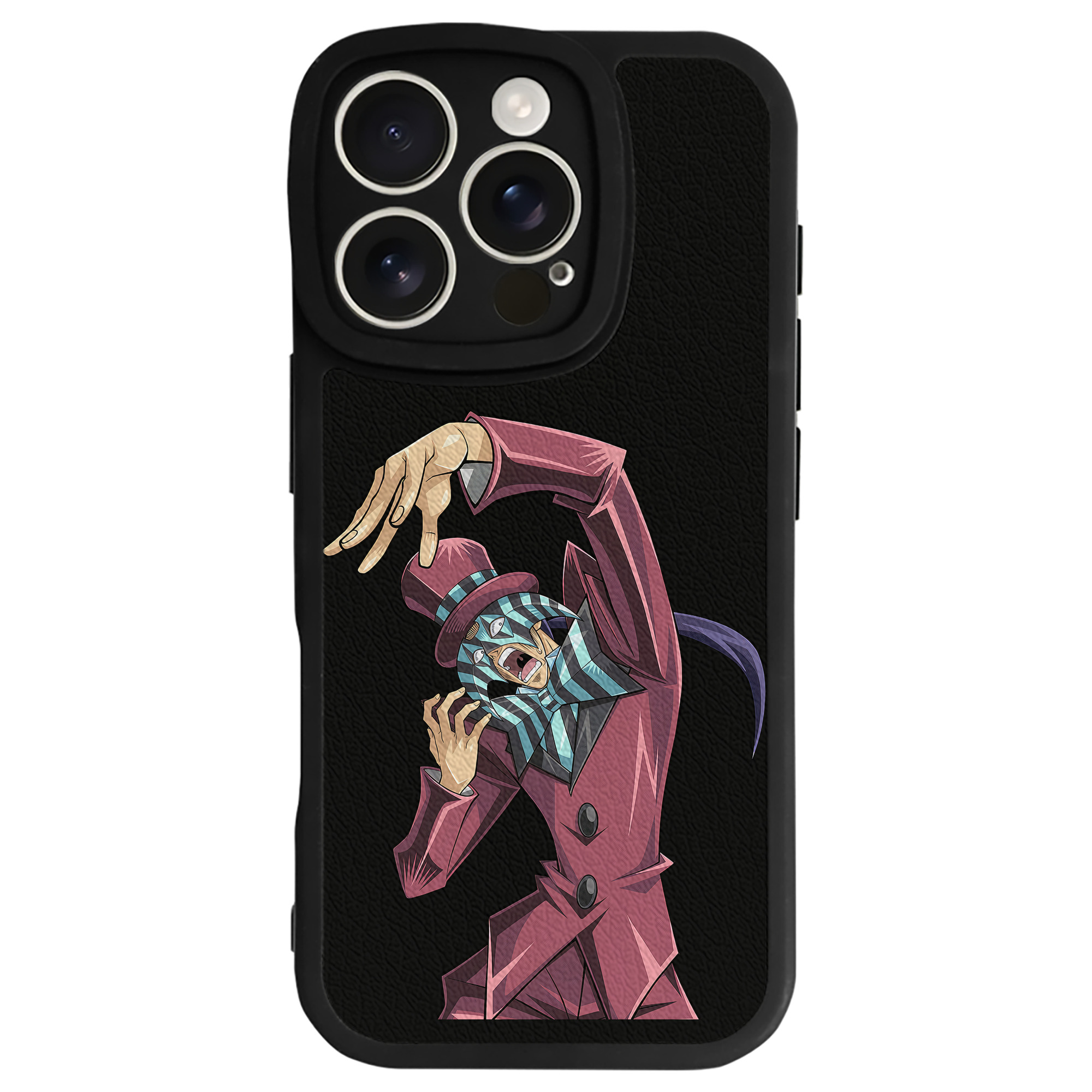 （画像用） 遊☆戯☆王 Yu-Gi-Oh! 【iPhone 16シリーズ対応】シリコンスマホケース（レザー調） 材質：シリコン